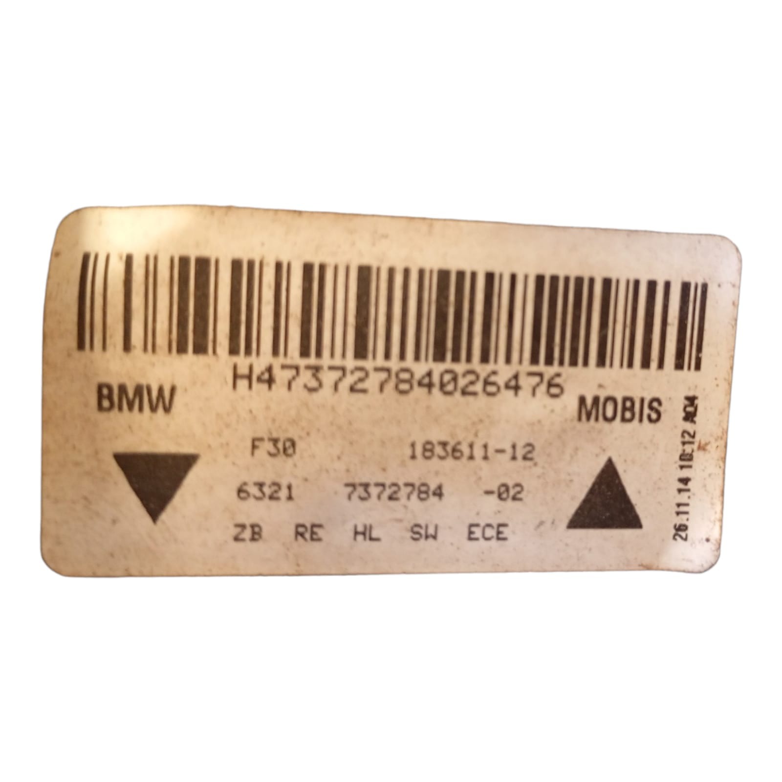 Lanterna Traseira Direita Bmw 328i 320i 2.0 2015 F30 7372784 Direito Transparente 3
