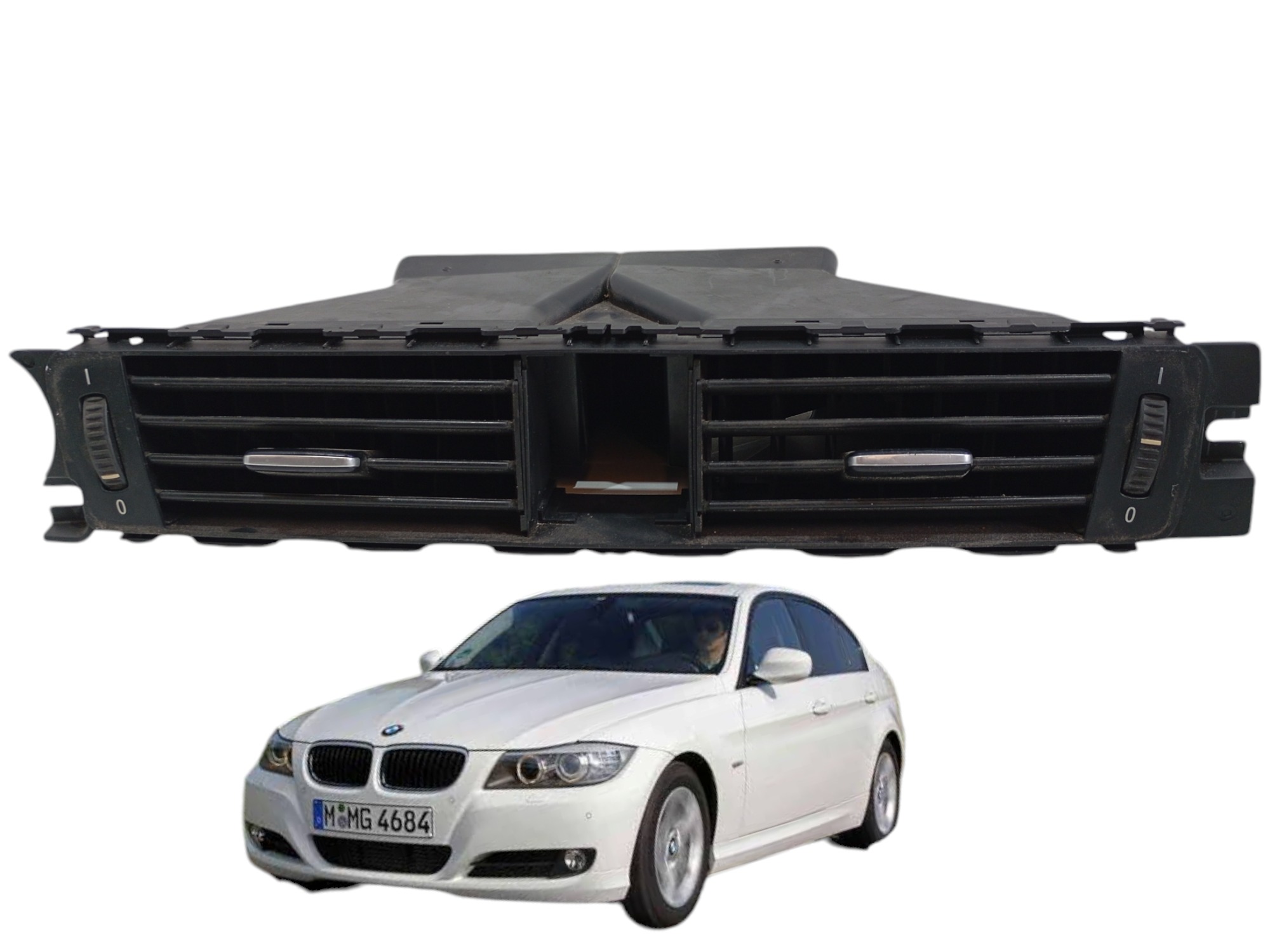 Difusor De Ar Central Bmw 320i 2.0 2009 2010 E90 14482110