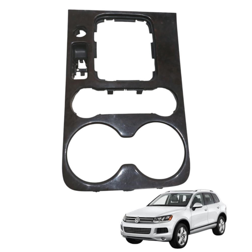 Moldura Console Central Volkswagen Touareg 4.2 V8 Fsi 2013 4