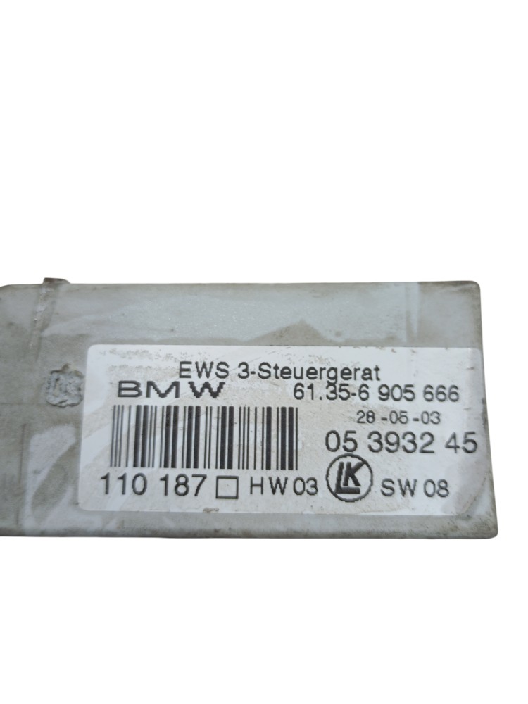 Módulo Imobilizador Bmw 320i 2.0 E46 2000 A 2003 61356905666 2