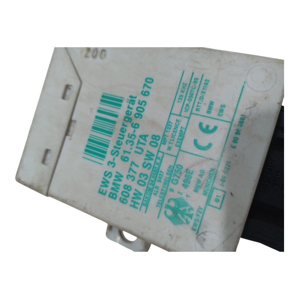 Módulo Sensor Imobilizador Bmw X5 4.4 2003 E53 61356905670 3