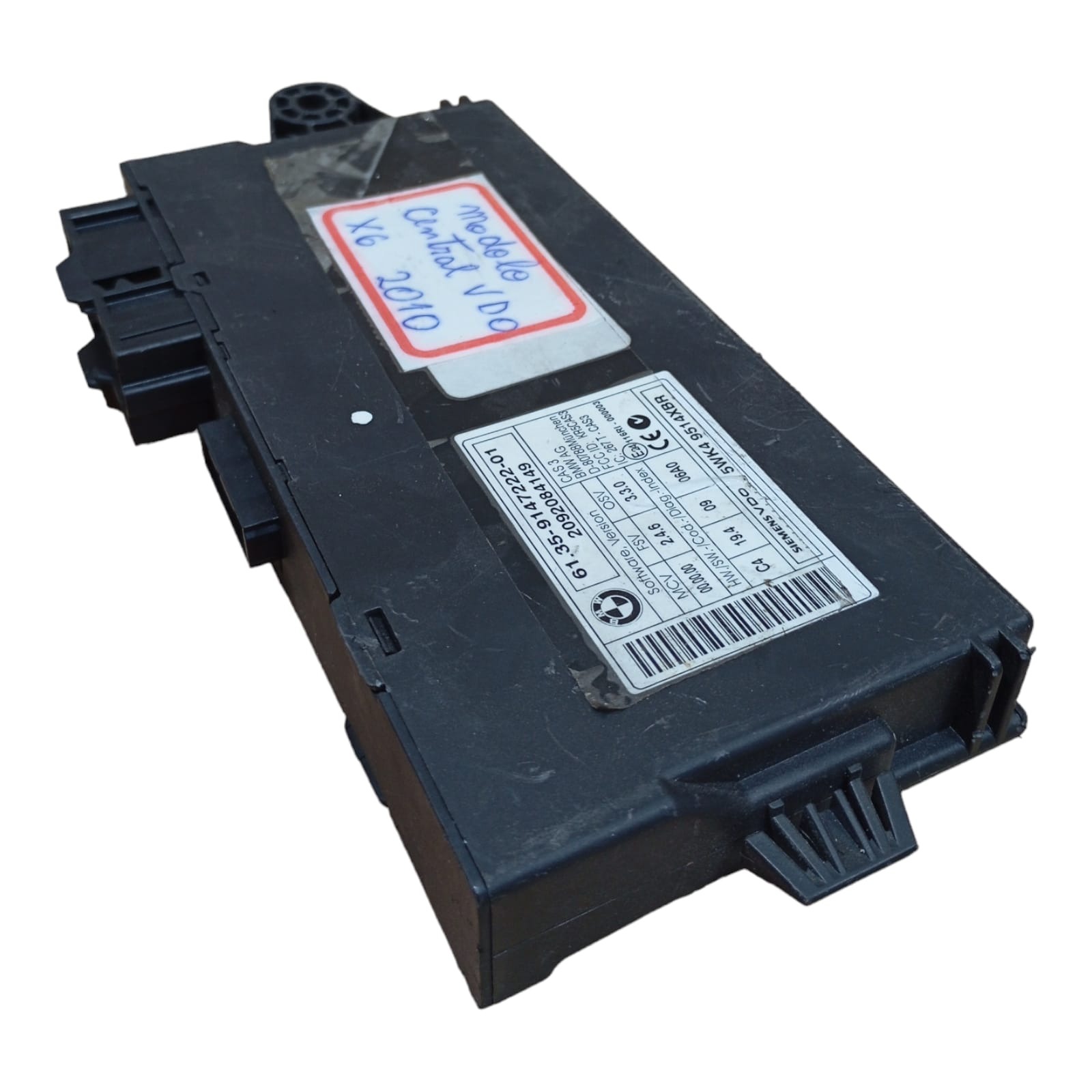 Módulo Central Conforto Bmw X6 4.4 V8 2010 E71 Cod 914722201 2