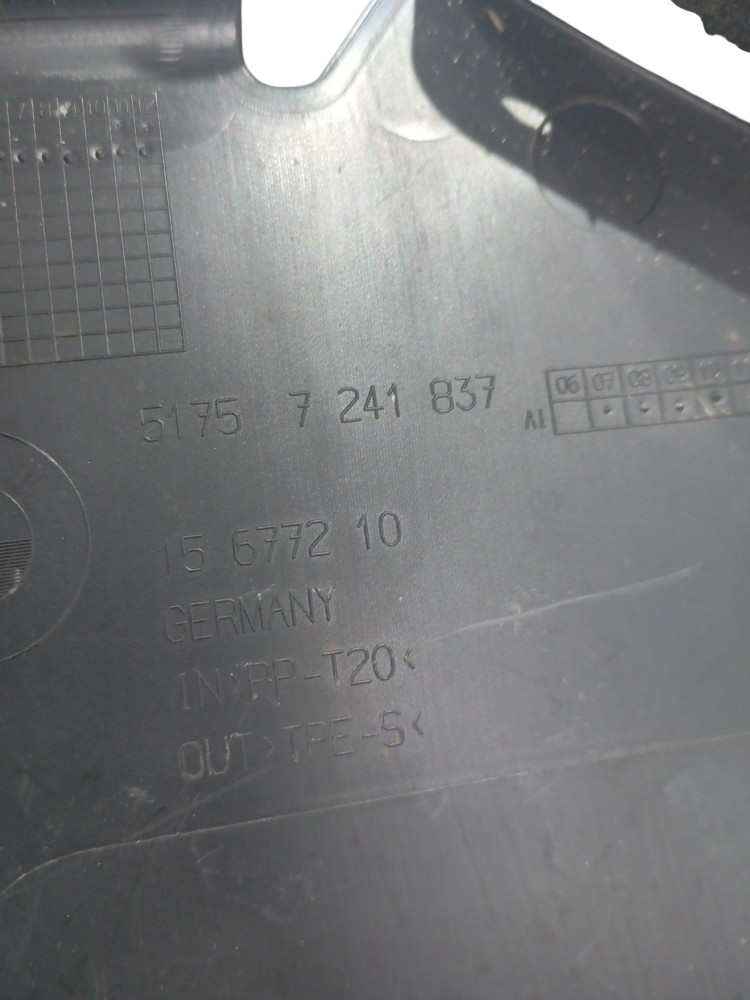 Suporte Painel Inferior Traseiro Esq Bmw 118i 1.6 F20 2012 2