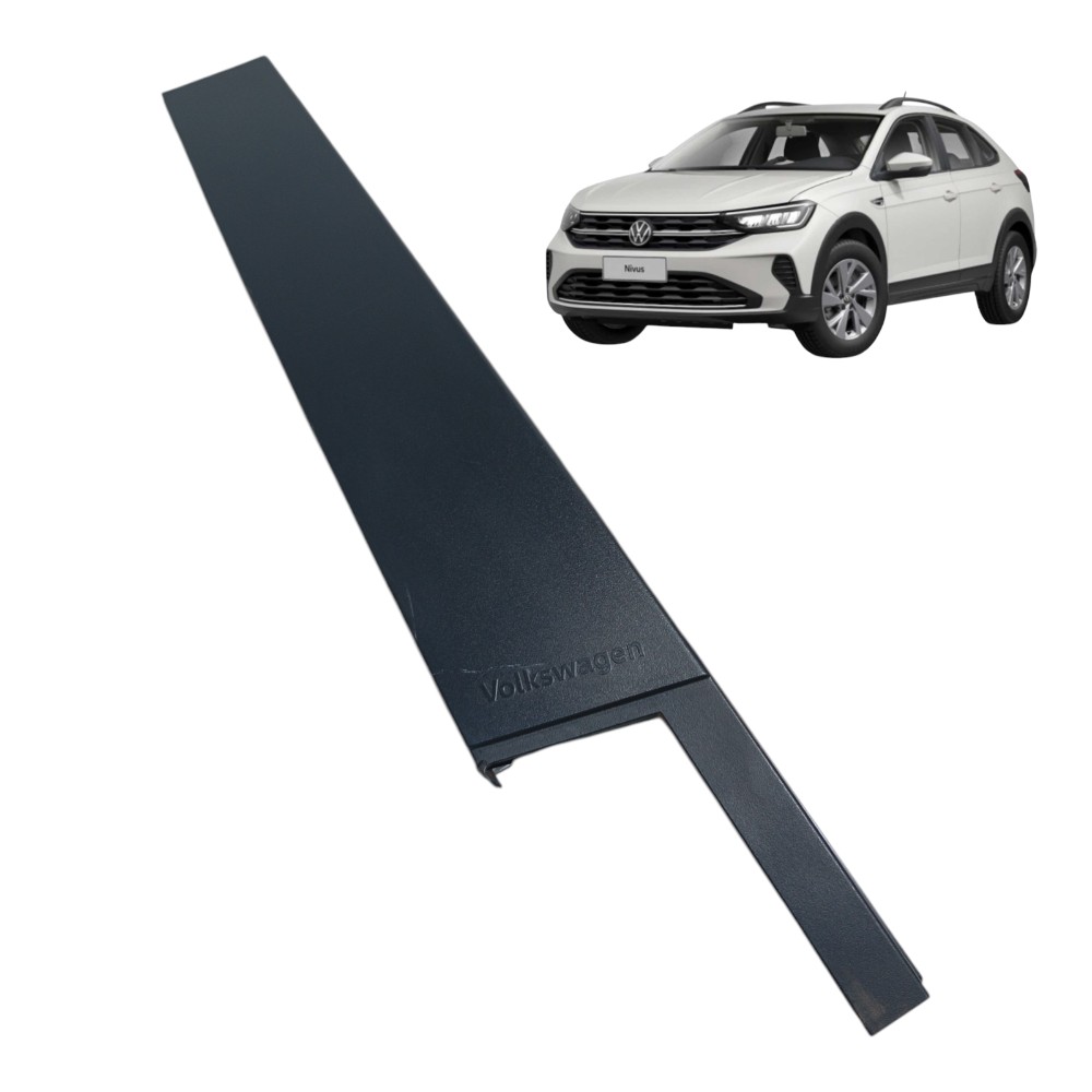 Moldura Porta Dianteira Direita Vw Nivus Polo Virtus 2021 1