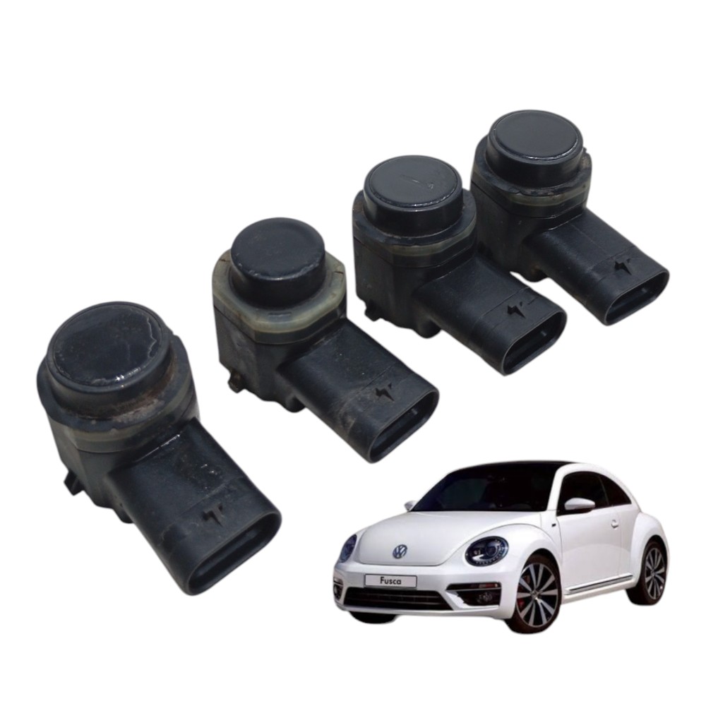Kit Jogo Sensor Estacionamento Ré Traseiro Vw Fusca 2.0 2014