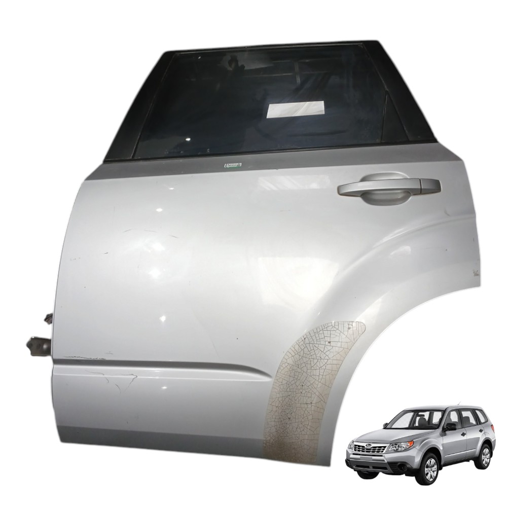 Porta Traseira Esquerda Subaru Forester 2.5 Xt 2009 2010 Traseira Esquerda Prateado 1