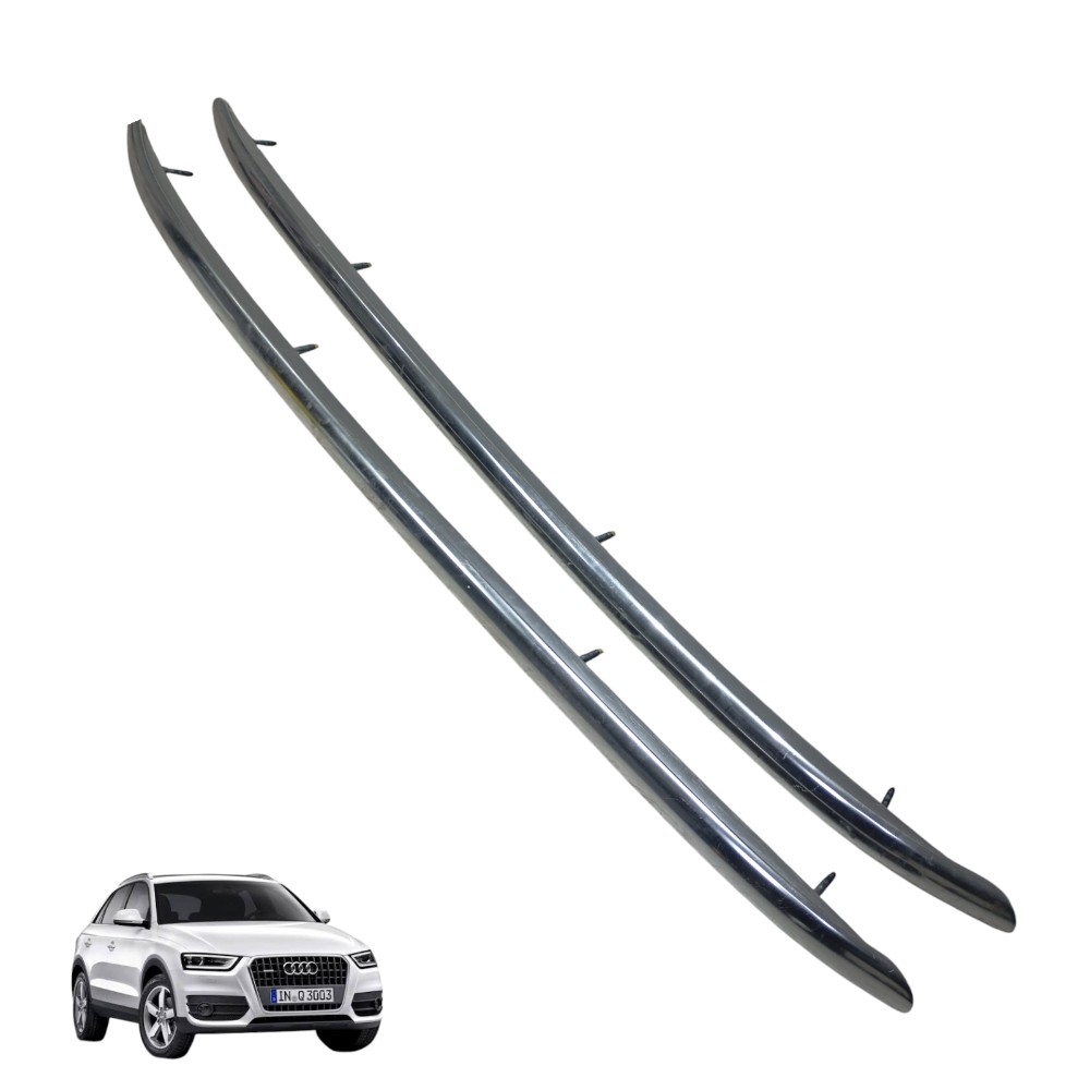 Par Rack Teto Audi Q3 2.0 Turbo 2016 2017 Cromado
