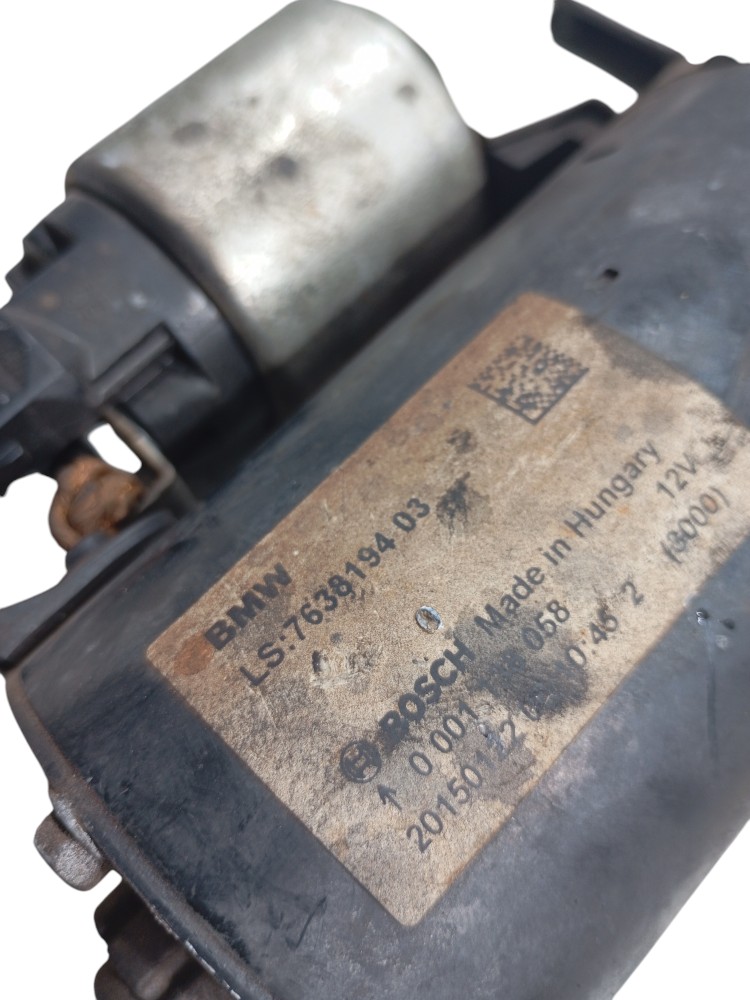 Motor De Arranque Partida Bmw X1 2.0 Turbo 2014 2015 N20 2