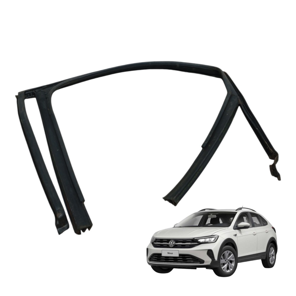 Borracha Canaleta Vidro Traseiro Direito Vw Nivus 1.0 T 2021