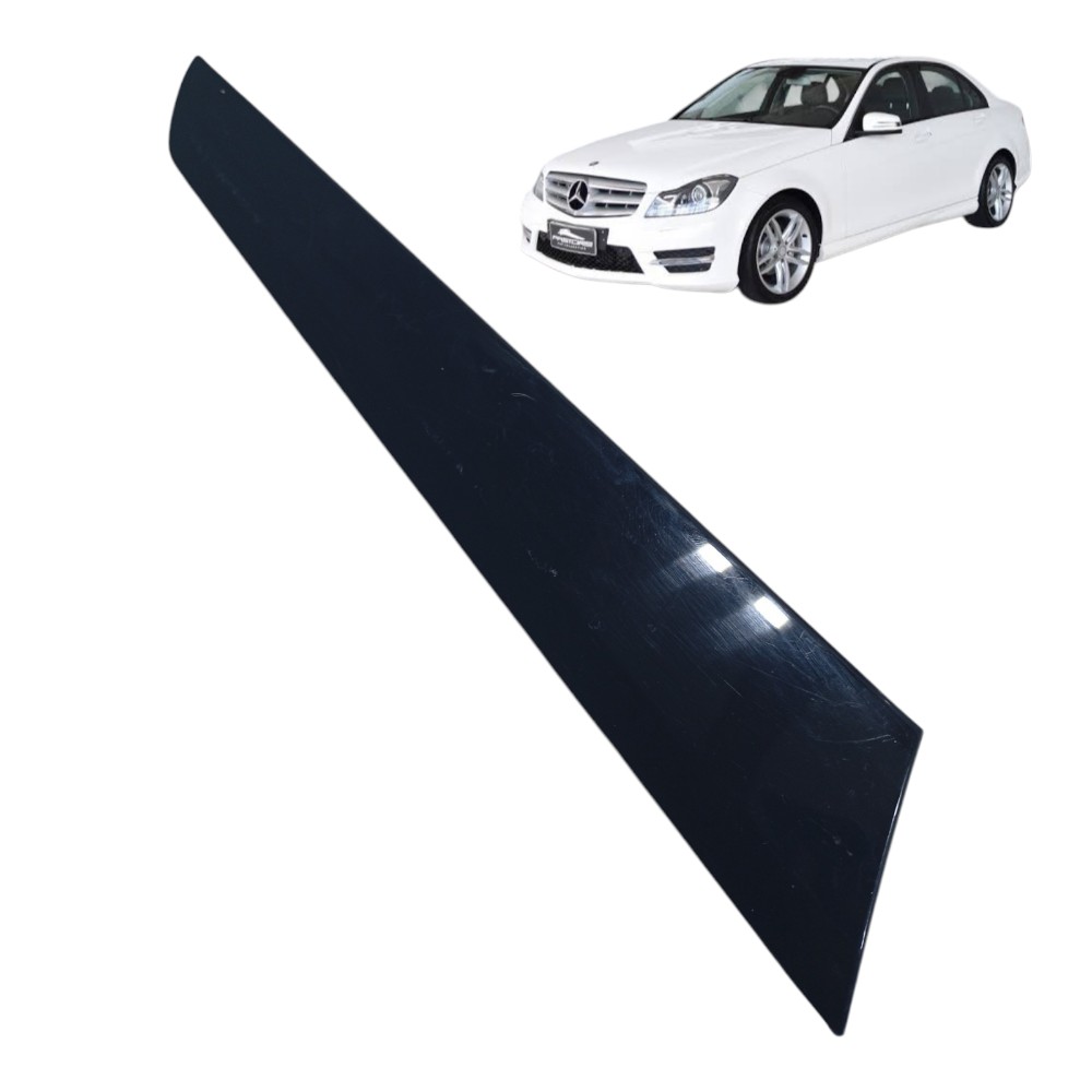 Friso Forro Porta Dianteira Esquerda Mercedes Benz C180 2014 Preto