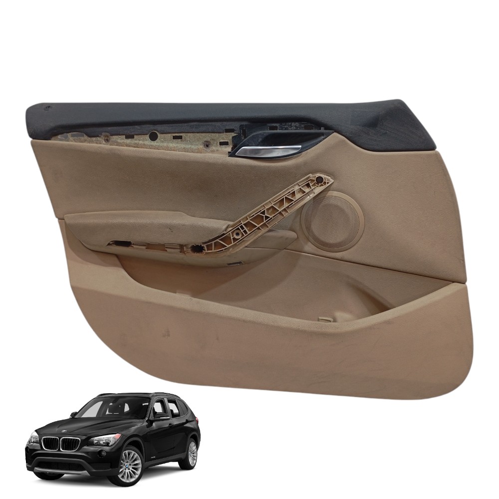 Forro De Porta Dianteira Esquerda Bmw X1 2.0 2014 Cod2991535 Caramelo