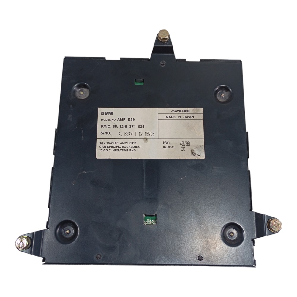 Módulo Amplificador De Som Bmw 528i 2.8 1997 Cod 65128371025 Preto 7