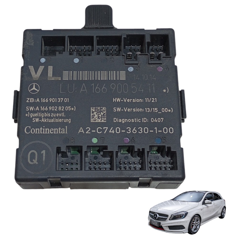 Módulo Porta Dianteira Esquerda Mercedes Benz A250 2.0 2015