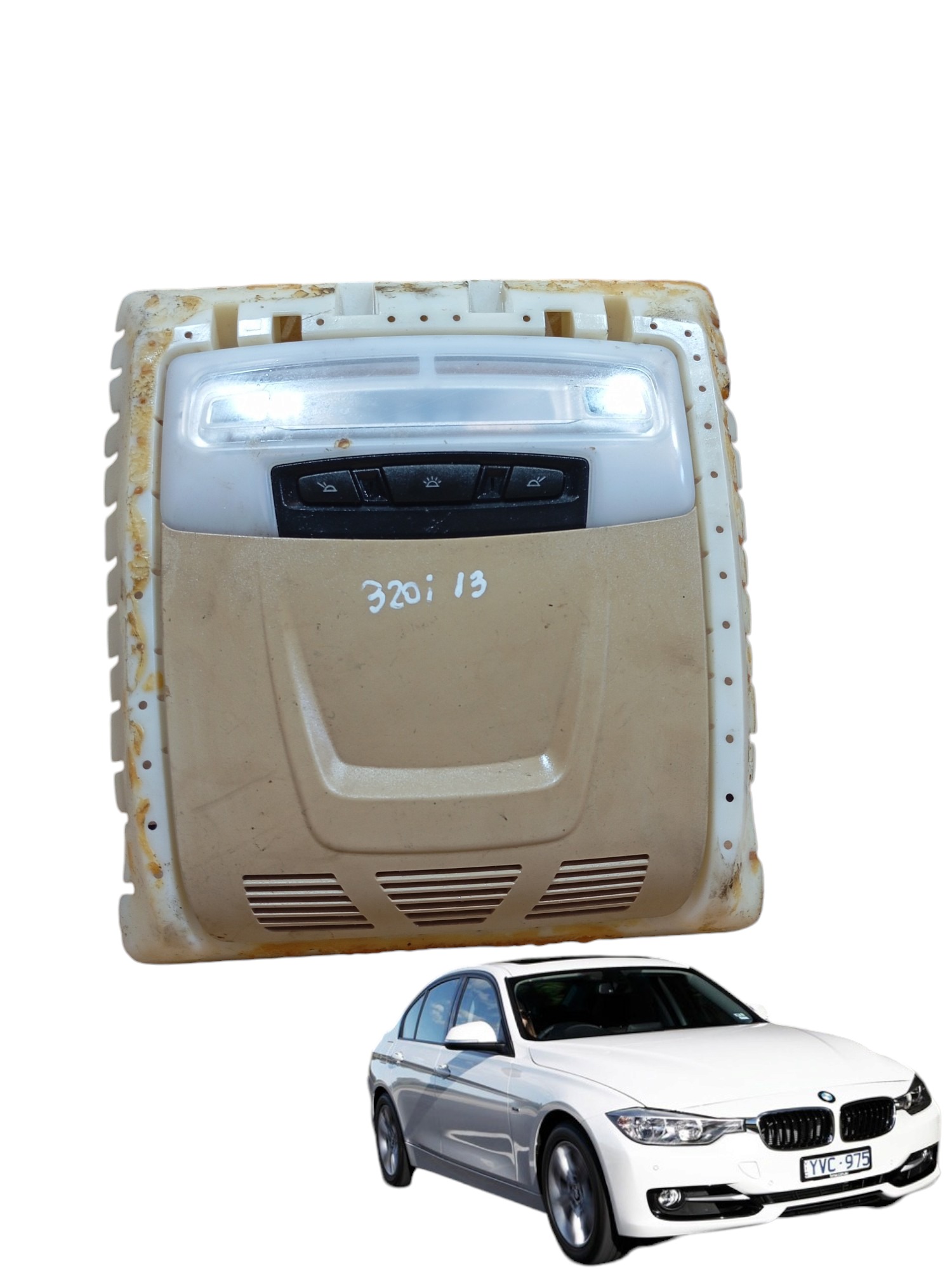 Luz De Teto Cortesia Bmw 320i 2.0 F30 2013 2014 2015 2016
