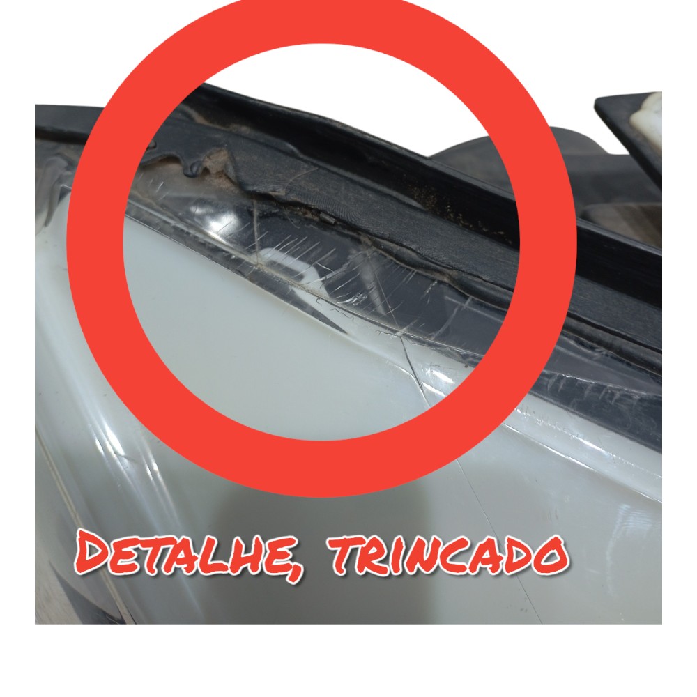 Farol Dianteiro Direito C Detalhe Bmw X1 2.0 Aspirada 2010 Direito/passageiro 2