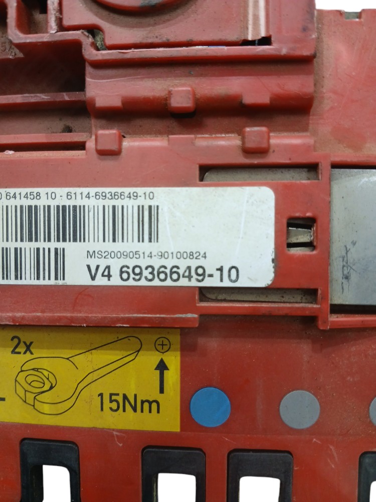 Módulo Placa Fusível Bateria Bmw 120i 2.0 2010 E81 693664910 2