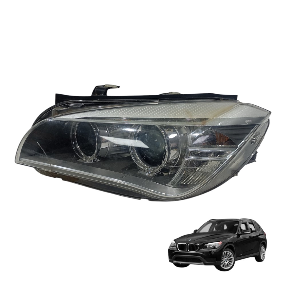 Farol Dianteiro Esquerdo Bmw X1 2015 Detalhe Retirada Pecas