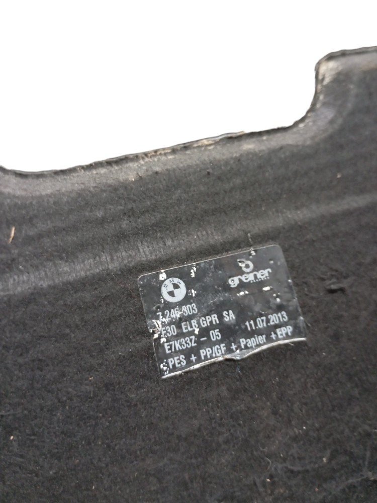 Tampão Assoalho Porta Malas Bmw 320i 2.0 F30 2016 2017 2018 2