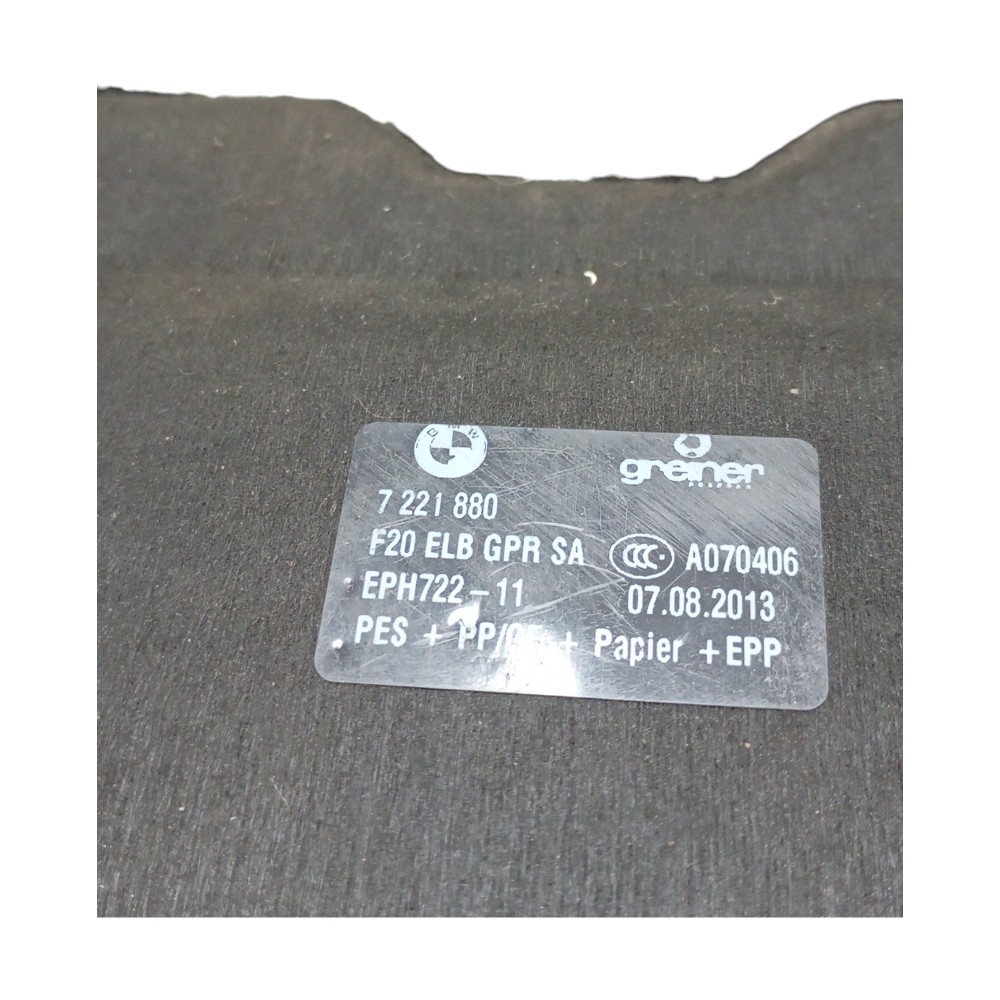 Tampão Estepe Porta Malas Bmw 118i 1.6 Turbo 2013 7221880 2