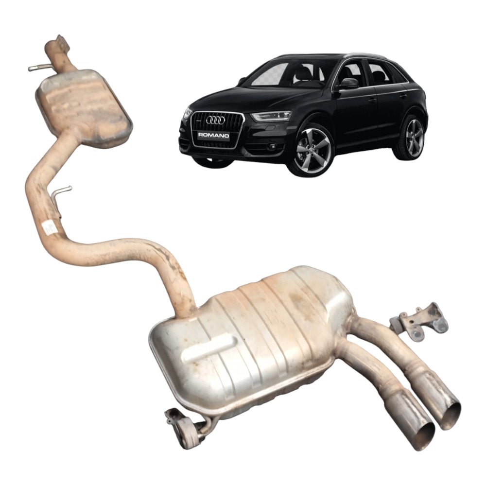 Escapamento Completo Audi Q3 2.0 Turbo Tfsi 2013 2014 2015