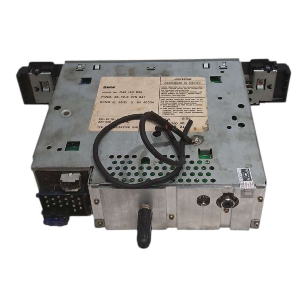 Rádio Som Leitor Cd Bmw 528i 2.8 1996 1997 1998 1999 E39 7