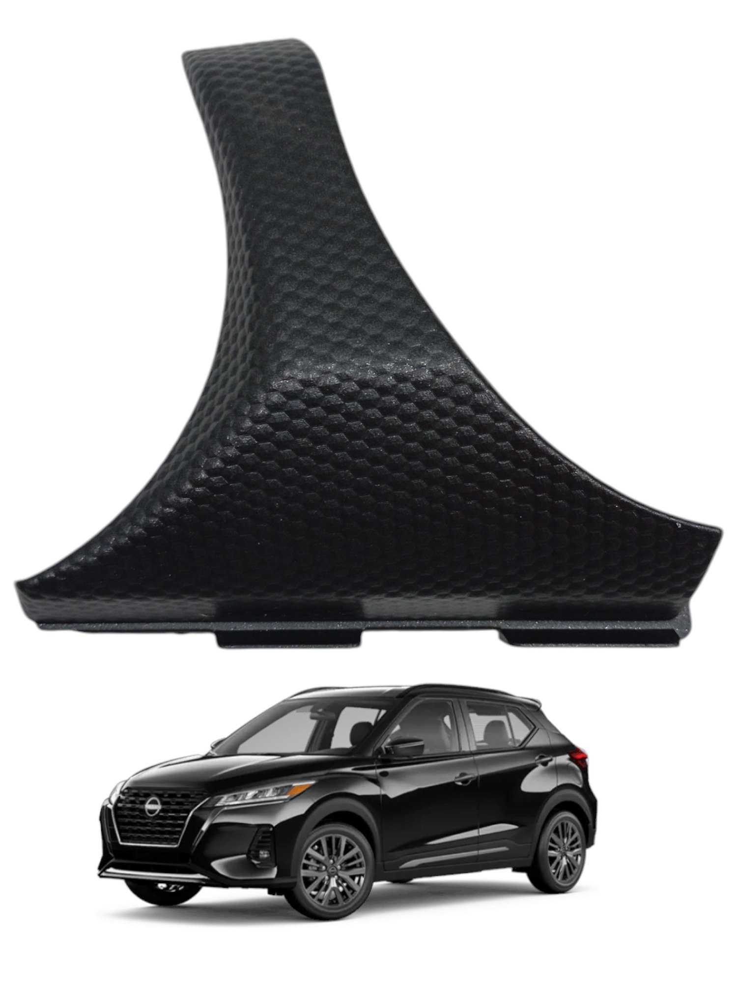 Acabamento Esquerdo Painel Nissan Kicks 2022 Cod-684p15ra0ab