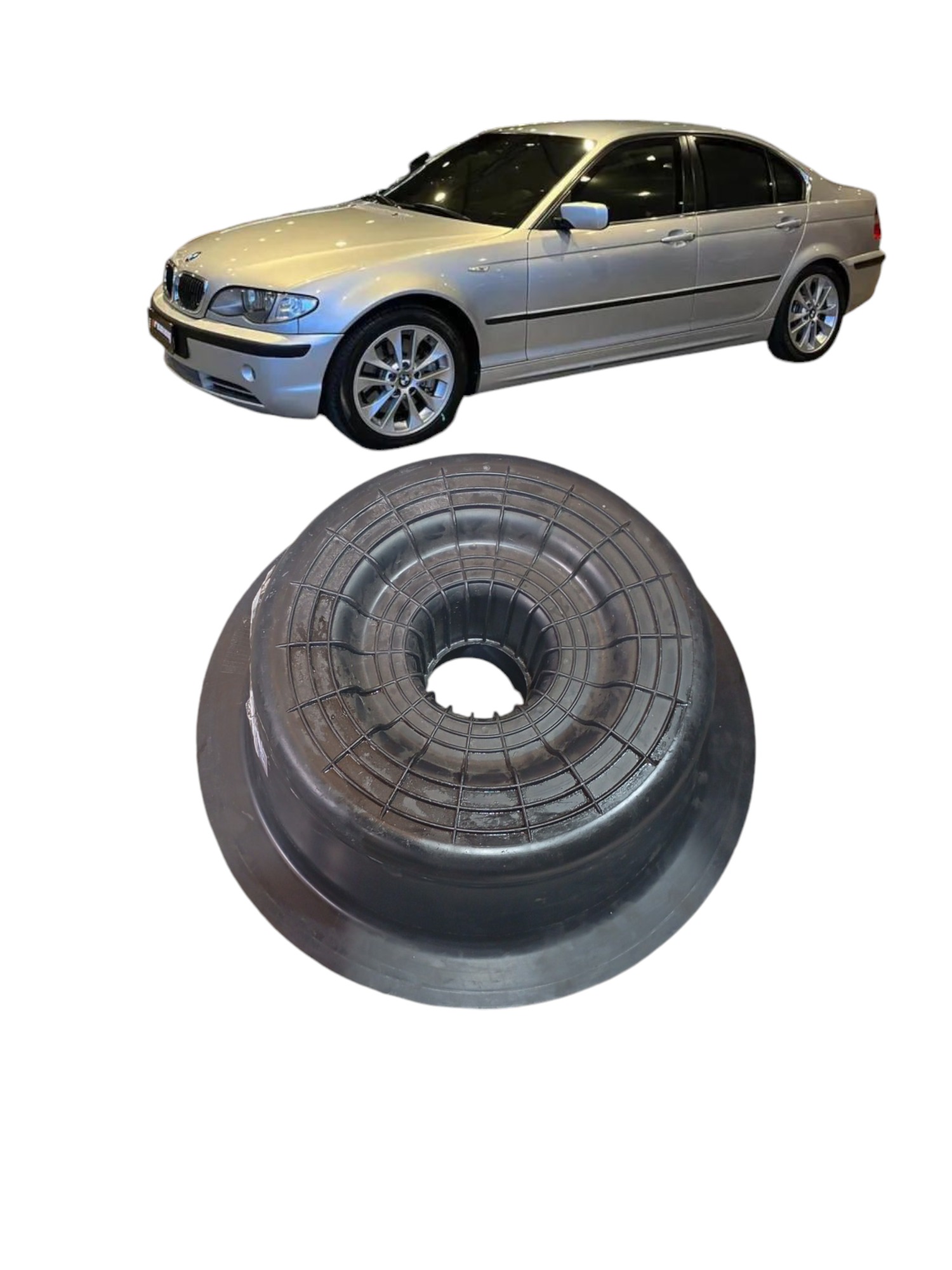 Capa Estepe Bmw E46 330i 2005 Cod 71111095393 Preto