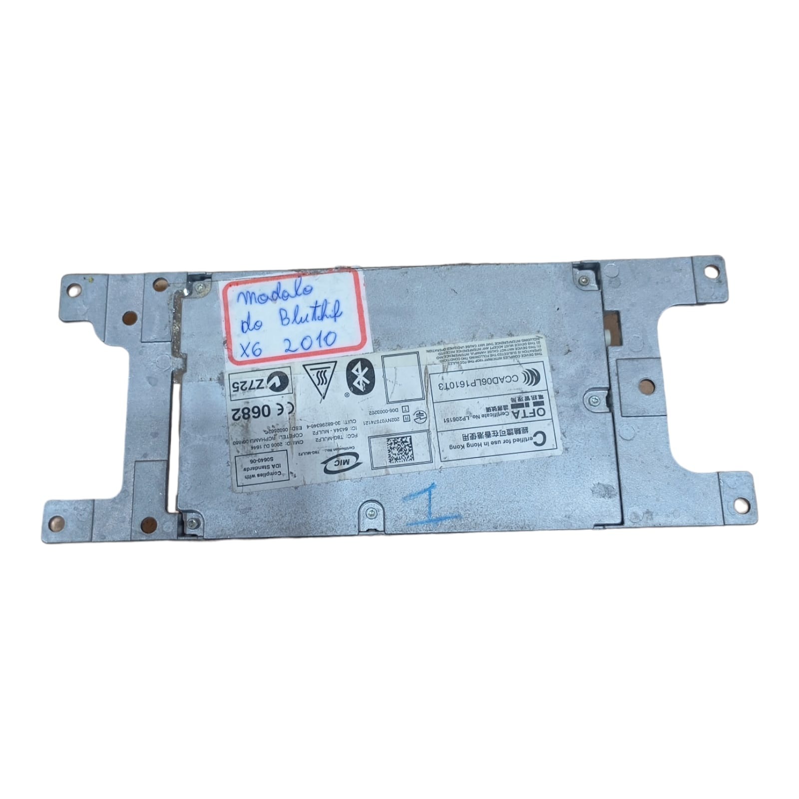 Módulo Central Bluetooth Bmw X6 4.4 V8 E71 2010 84109215184