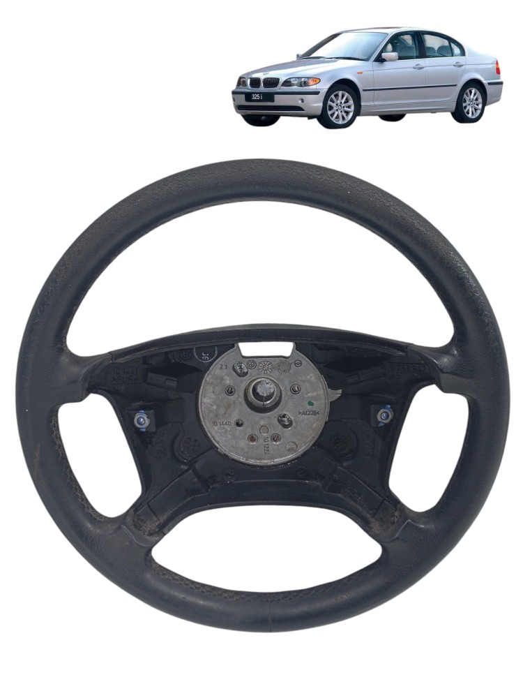 Volante Direção Bmw 320i 2.2 2003 E46  Preto