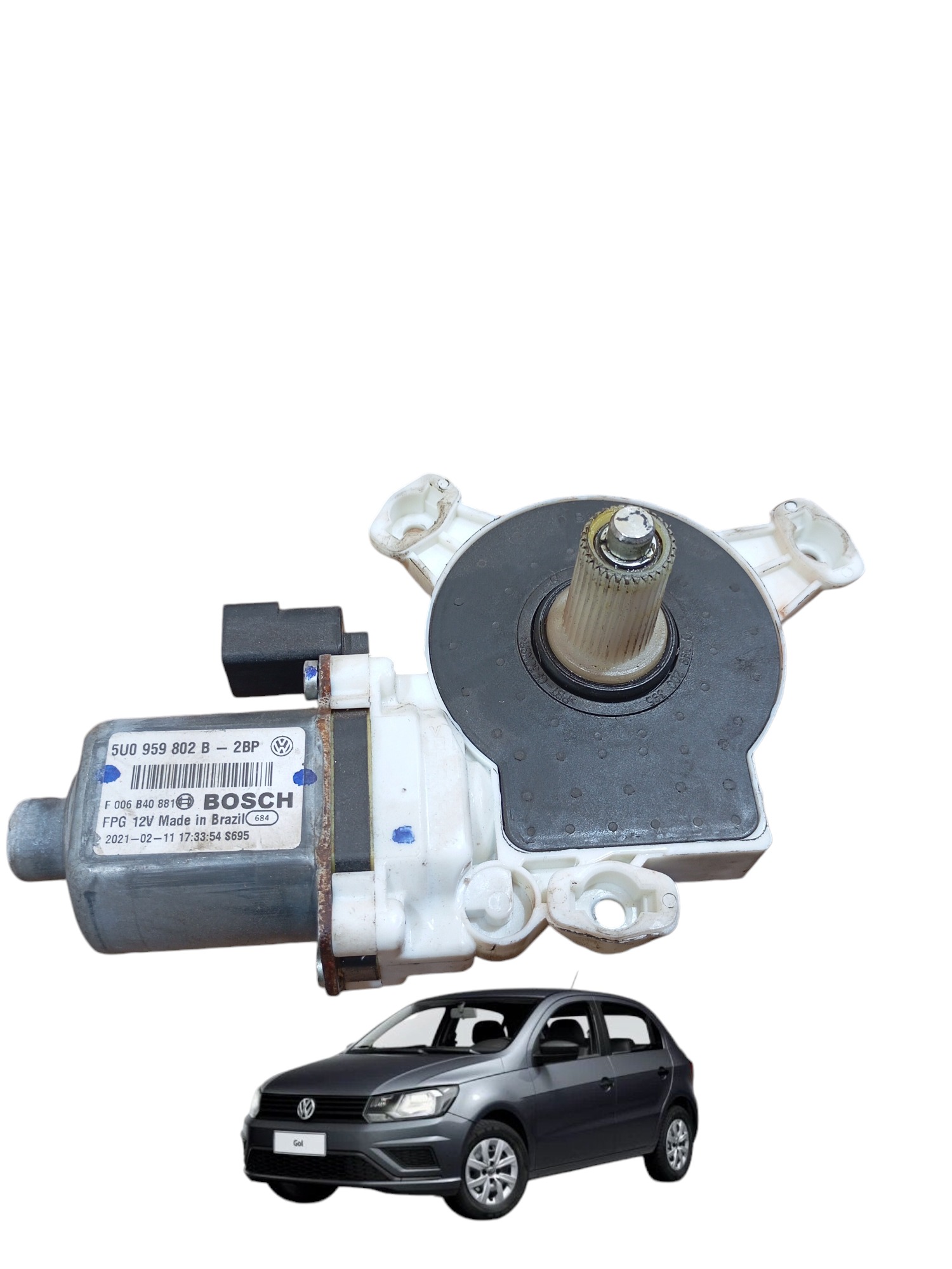 Motor Vidro Elétrico Dianteiro L.e Vw Gol 09 23 Cod5u0959802