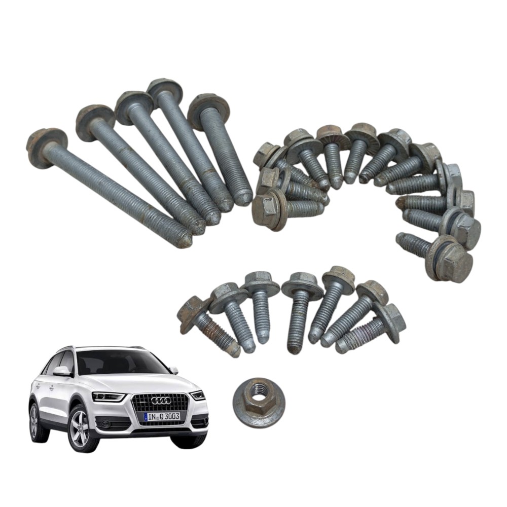 Kit jogo parafuso agregado dianteiro audi q3 2.0 turbo 2017