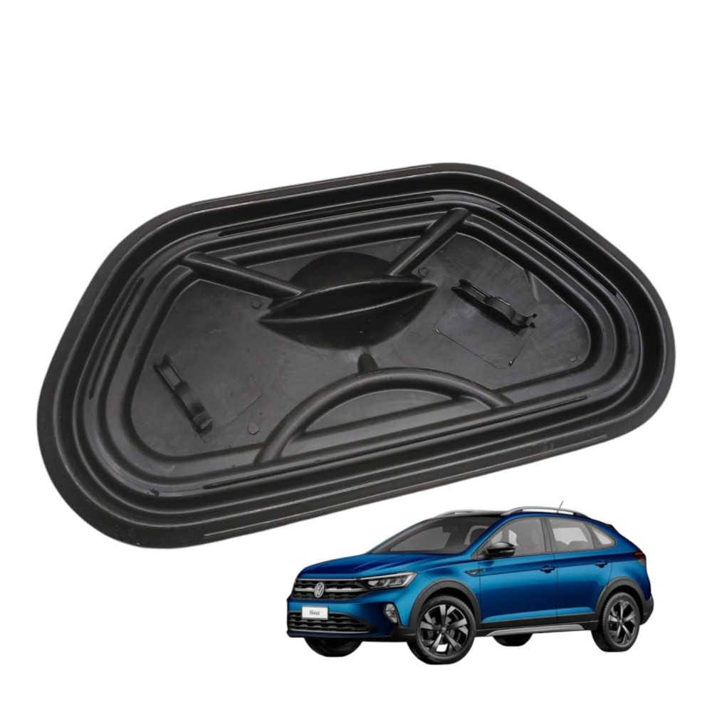 Acabamento Interno Porta Traseira Direita Vw Nivus 1.0 2022 Preto 1