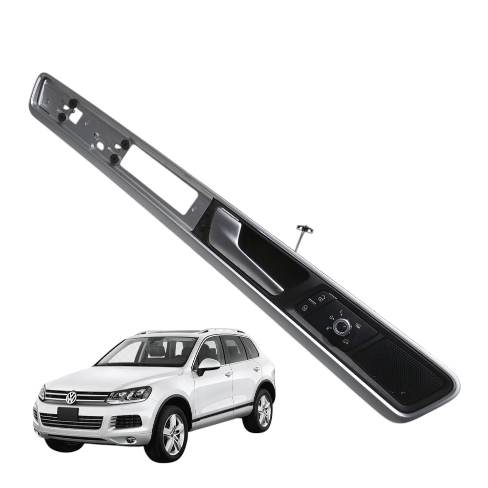 Maçaneta Interna Dianteira Esquerda Vw Touareg 4.2 V8 2013 Prateado Dianteira 1