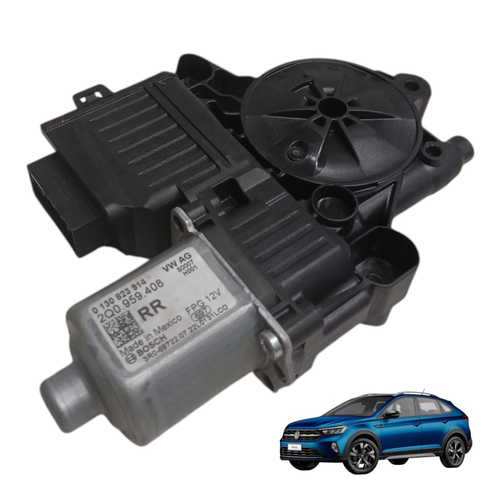 Motor Máquina Vidro Traseiro Direito Vw Nivus 1.0 Turbo 2022 1