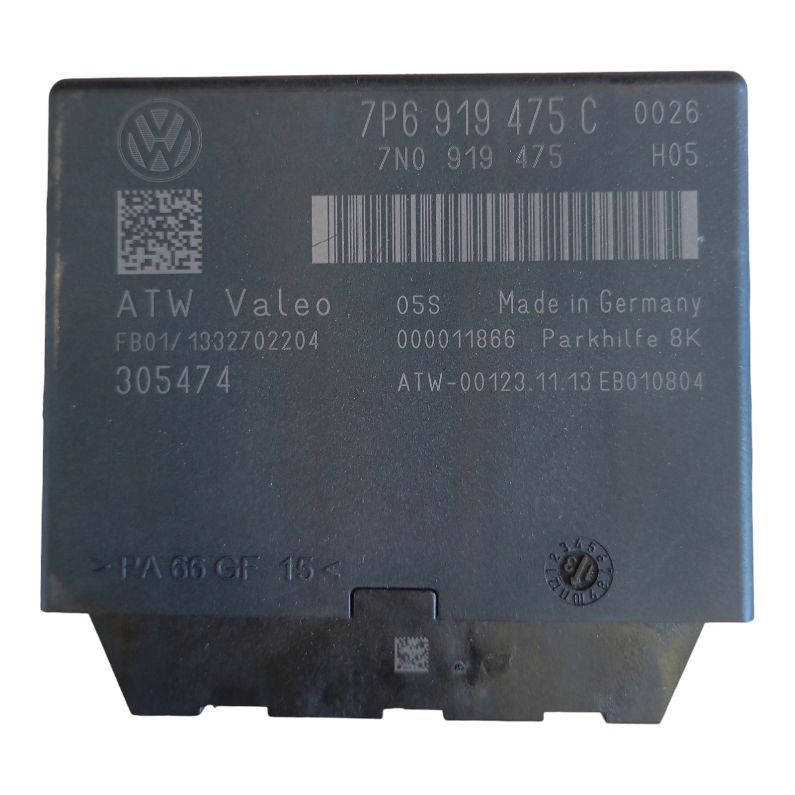 Módulo De Estacionamento Volkswagen Touareg 4.2 V8 2013 2014 2