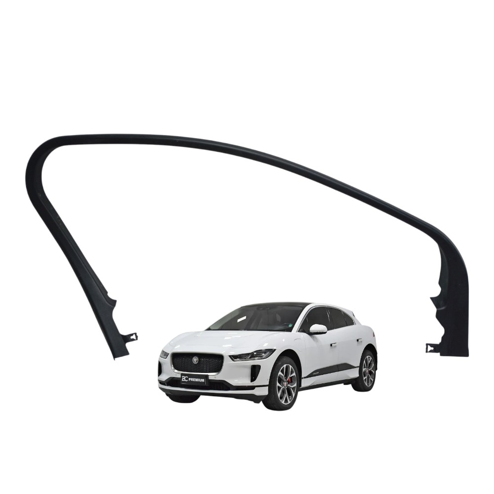 Moldura Interna Porta Dianteira Esquerda Jaguar Ipace 2020 Preto