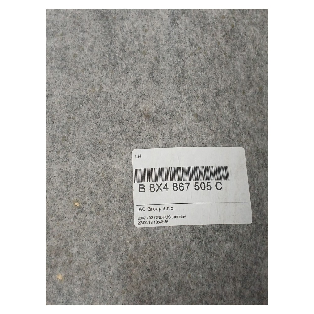 Forro De Teto Audi A1 1.4 Tfsi 2012 2013 2014 Cod 8×4867505 2