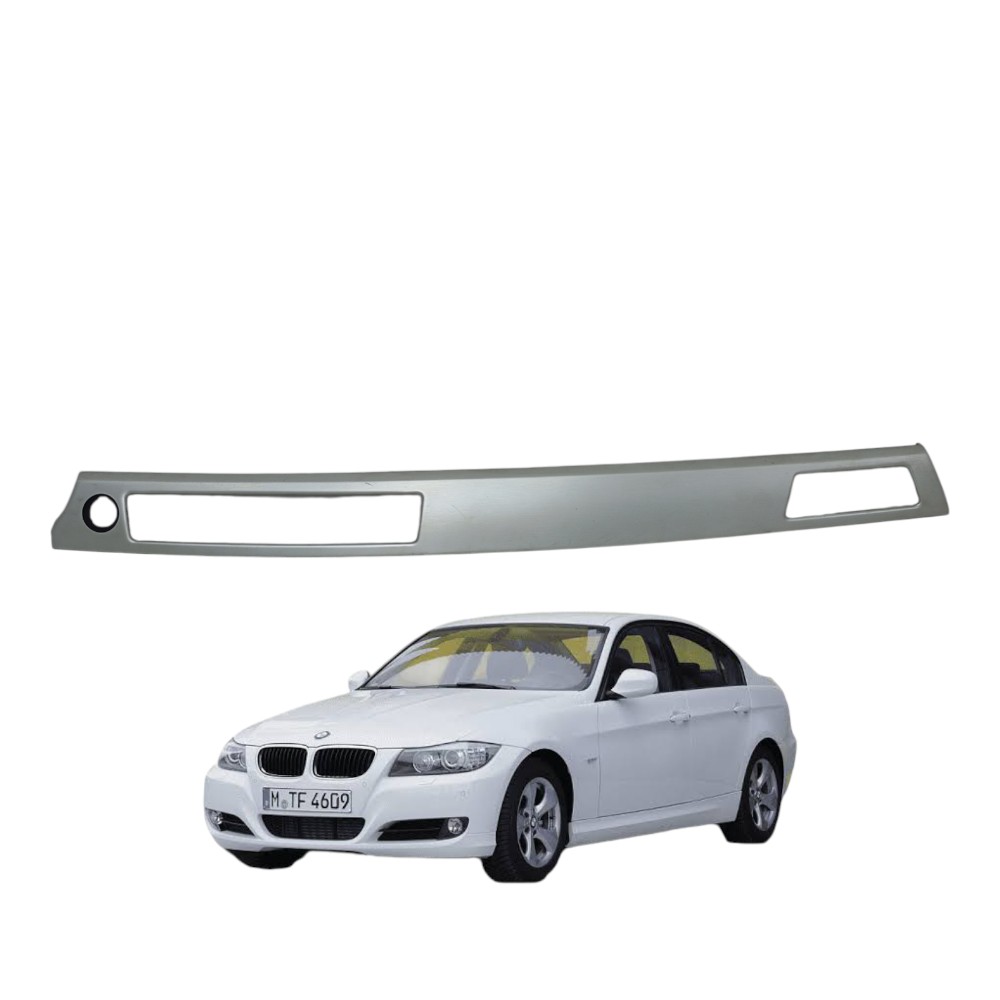Moldura Painel Central Bmw 335i 3.0 Turbo 2008 E90 698245703 Prateado