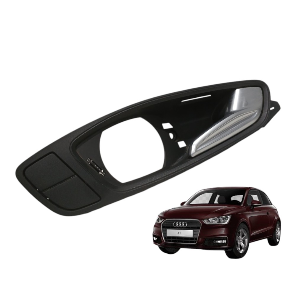 Maçaneta Interna Porta Dianteira Direita Audi A1 1.4 2014 Preto Dianteira 1