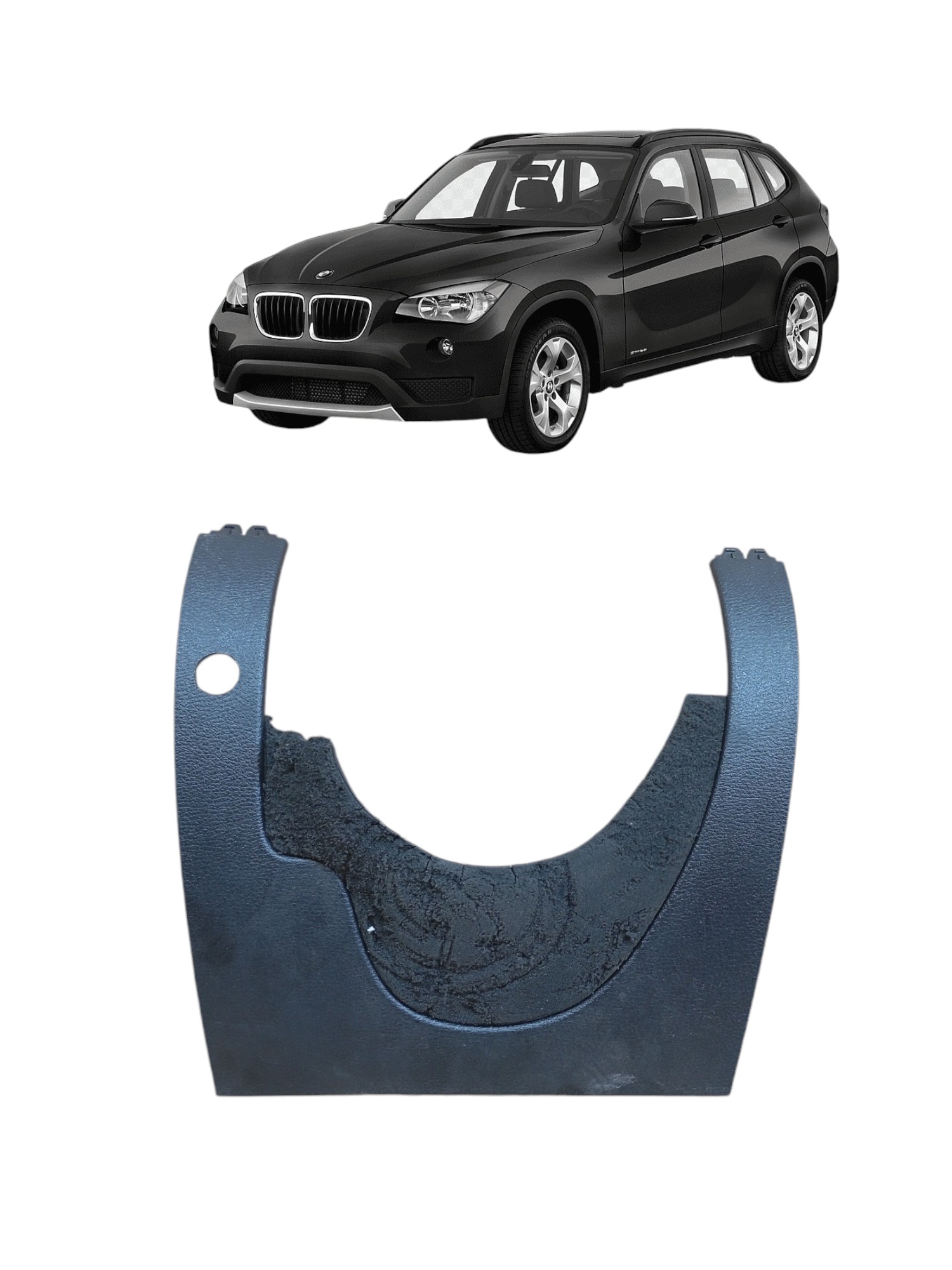 Acabamento inferior volante Bmw X1 2012 cod 51452991304