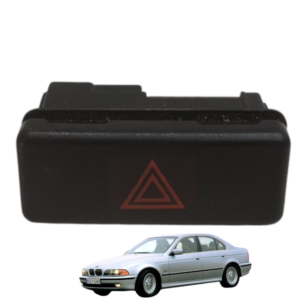 Botão Pisca Alerta Bmw 540i 4.4 V8 1999 2000 E39 8350947