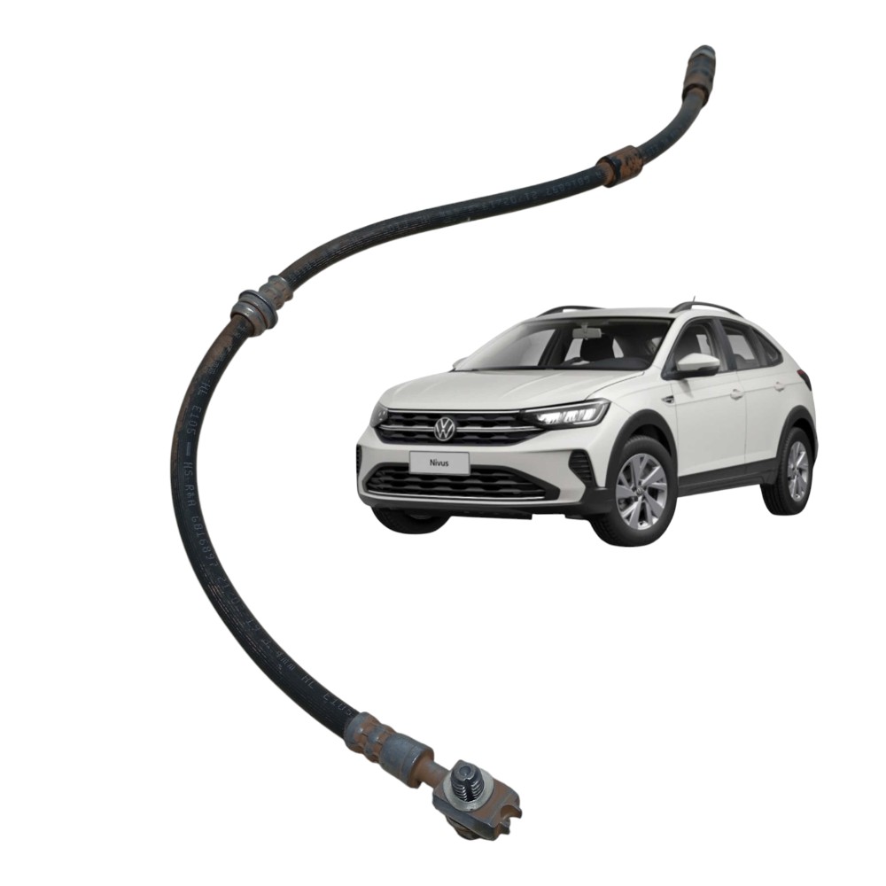 Flexível freio dianteiro esquerdo Volkswagen nivus 1.0 2021 1