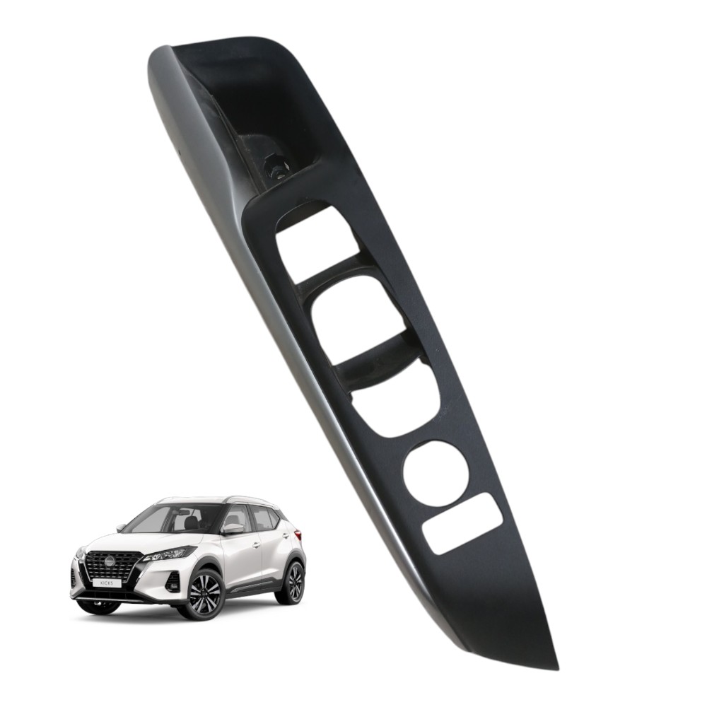 Moldura Botão Comando Vidro Diant Esq Nissan Kicks 1.6 2024 3