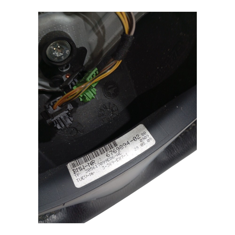 Volante Direção Com Comandos Bmw 320i 2.0 E90 2010 676989402 Preto 3