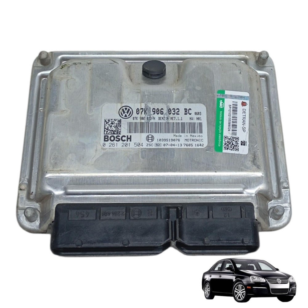 Módulo De Injeção Eletrônica Dme Volkswagen Jetta 2.5 2007 1