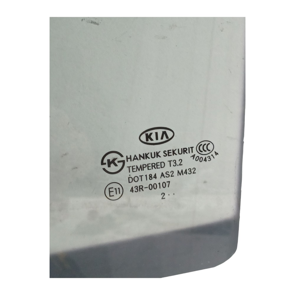Vidro Porta Traseira Esquerda Kia Sportage 2.0 Lx2 2012 2013 2