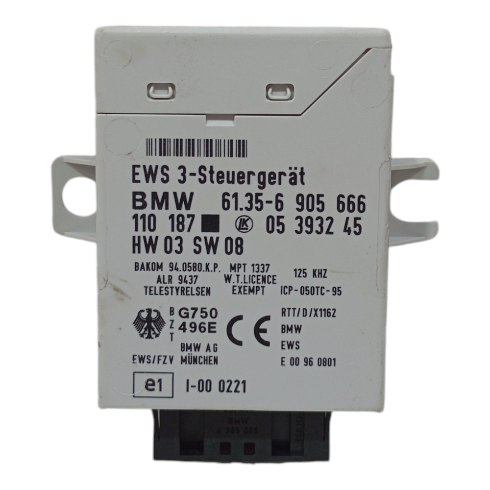 Módulo Imobilizador Bmw 320i E46 2003 Cod-61356905666 2