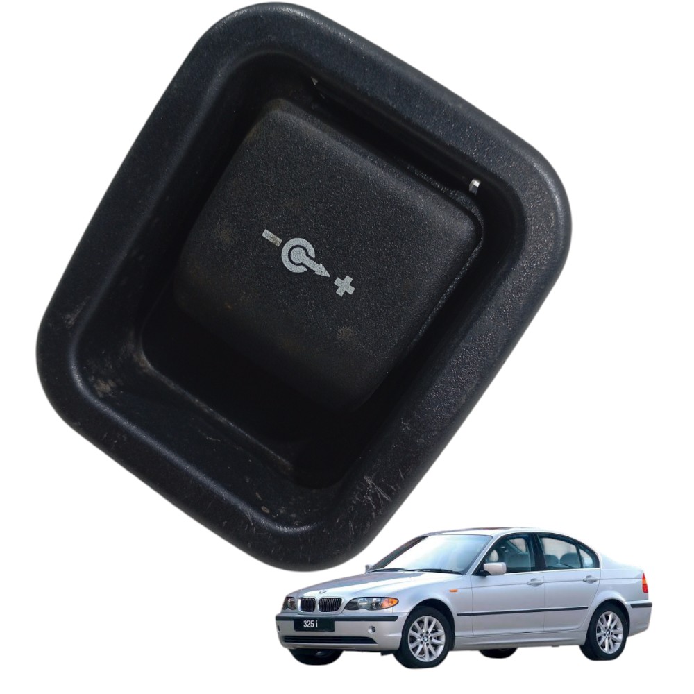 Botao Tomada 12v 325i 2.5 E46 2003 57143111 Preto
