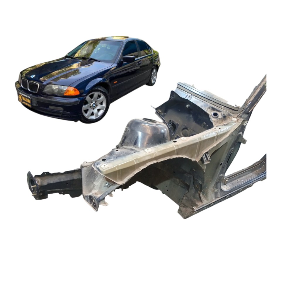 Retalho Longarina Dianteira Esquerda Bmw 323i 2.5 2001 E46