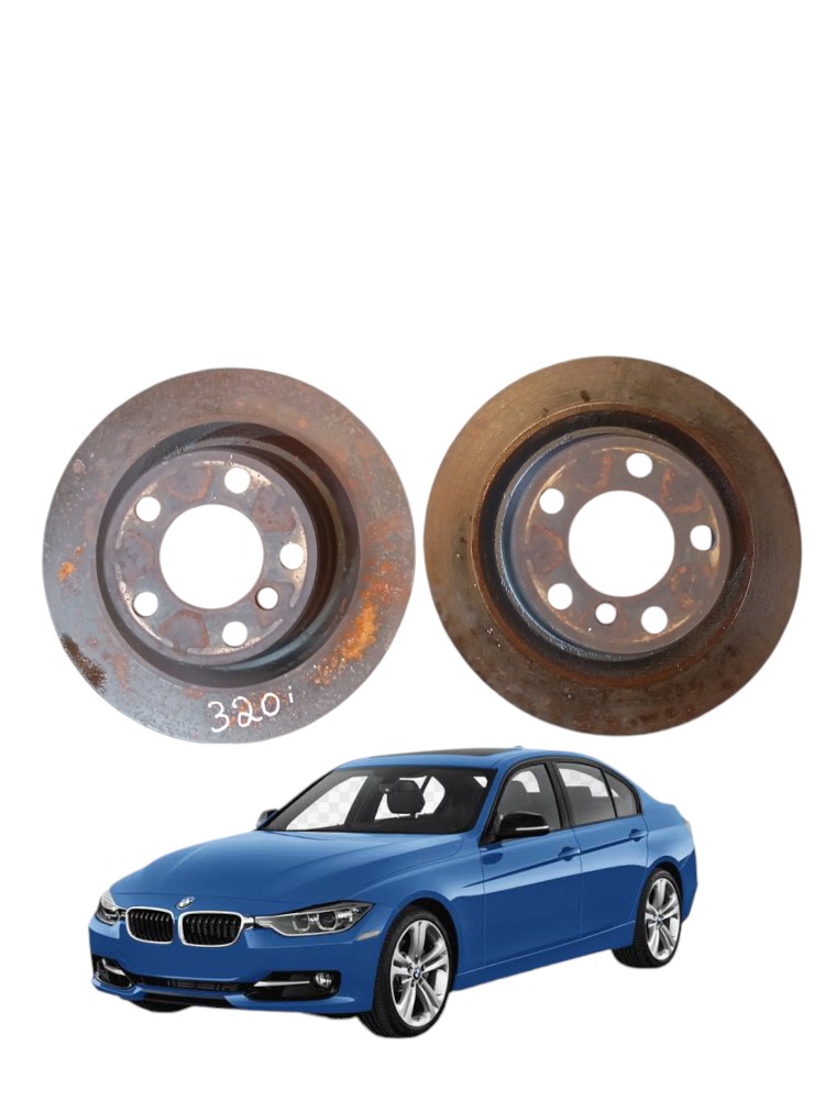 Par Disco De Freio Traseiro Bmw 320i 2015 Cod-341168745988